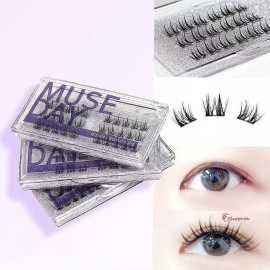 Muse Day 노글루속눈썹 연장 뮤즈데이 당일치기 셀프 가닥yza769 [OFF-D02] No Glue Eyelash Extension Muse Day One-Day DIY Strips yza769 [OFF-D02]