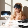 Loomluxe Sleep Mask Silk Eye Mask for Men Sleeping Mask,