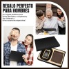 Set Regalo Hombre Cartera Cinturón Cuero Regalo Día Del Padre