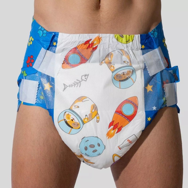 Bambino Adult Diaper / All Over Print / 2 PC