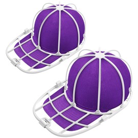 Haiou 2 Pack Hat Washer Cage for Baseball Caps, Adult and Kid's Ball Caps, White