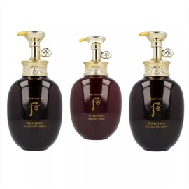 The History of Whoo Korea WHOOSPA Hair 3pcs Special Set: 2 Shampoo(350ml) + 1 Conditioner (220ml)