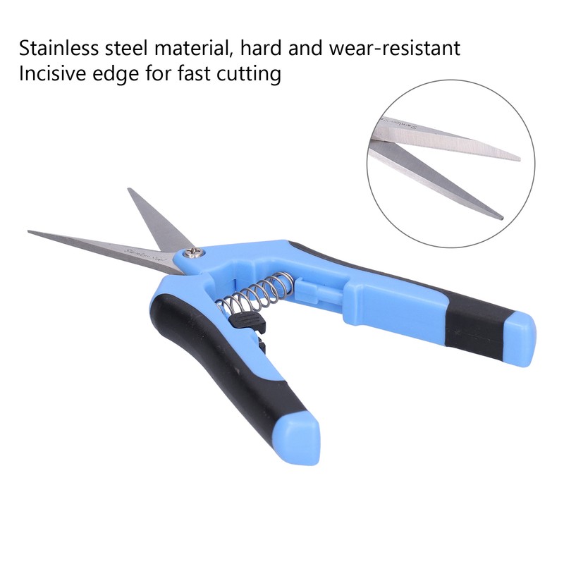 Scissors Pointed Tip Stainless Steel Garden Pruning Shears Industrial Wire