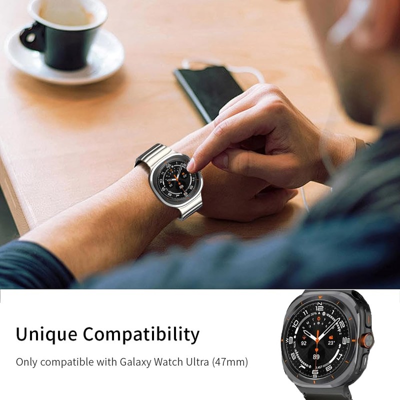 synsing No Tool Needed Titanium Bands Compatible with Galaxy Watch