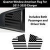 Bogar Tech Designs - PRECUT Quarter Window American Flag Vinyl