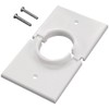 Midlite 1Gswh Single Gang Splitport (White)