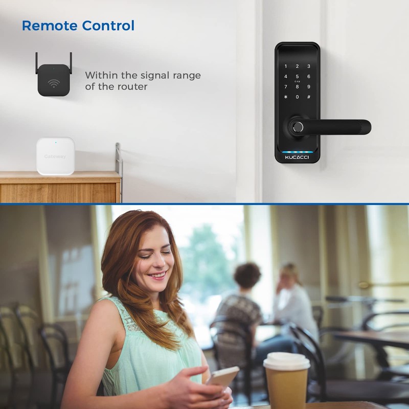 WiFi G2 Gateway for Kucacci H15B T17 Smart Lock, Wifi