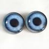 10mm - 30mm Blue Dog Realistic Button Eyes Sew On