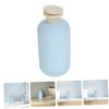 SHOWERORO Cosmetics Dispensing Bottles 4pcs Plastic Travel Shampoo Bottles Reusable