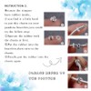 LOVANS 2 PCS 925 Sterling Silver Rubber Spacer Stopper Bead