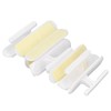 8Pcs Wall Self Adhesive Curtain Hooks White Reusable Plastic Curtain