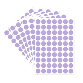Dot Stickers,1/2 Inch Purple Circle Stickers,1400pcs Self-Adhesive Writable Color Coding Labels,Round Labeling Stickers for Office Classroom Garage Sale
