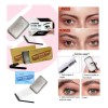 2 Pz Cera Cejas Jabon Fijador Traslucido Eyebrow Organica