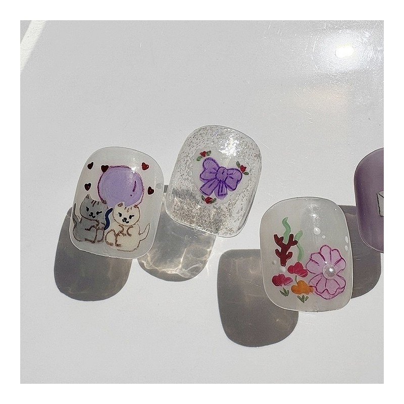 [Ar] Boramaeum handmade nail tips drawing nail art specialist /