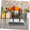 Toddmomy Stainless Steel Rectangular Basting Cover Lid Heat Resistant Cheese
