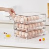 vacane 24 Capacity Egg Holder for Refrigerator Organizer Bins, BPA