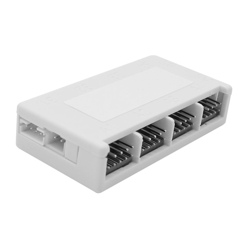 Nicear White USB2.0 9pin Header Extension Hub Splitter Adapter Converter