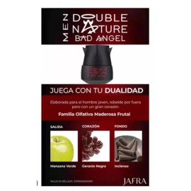 Jafra Double Nature Bad Angel Eau De Toilette 1.7 FL.OZ.
