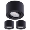 Oktaplex Lile Surface-Mounted Spotlights Black with LED Module 4.8 W
