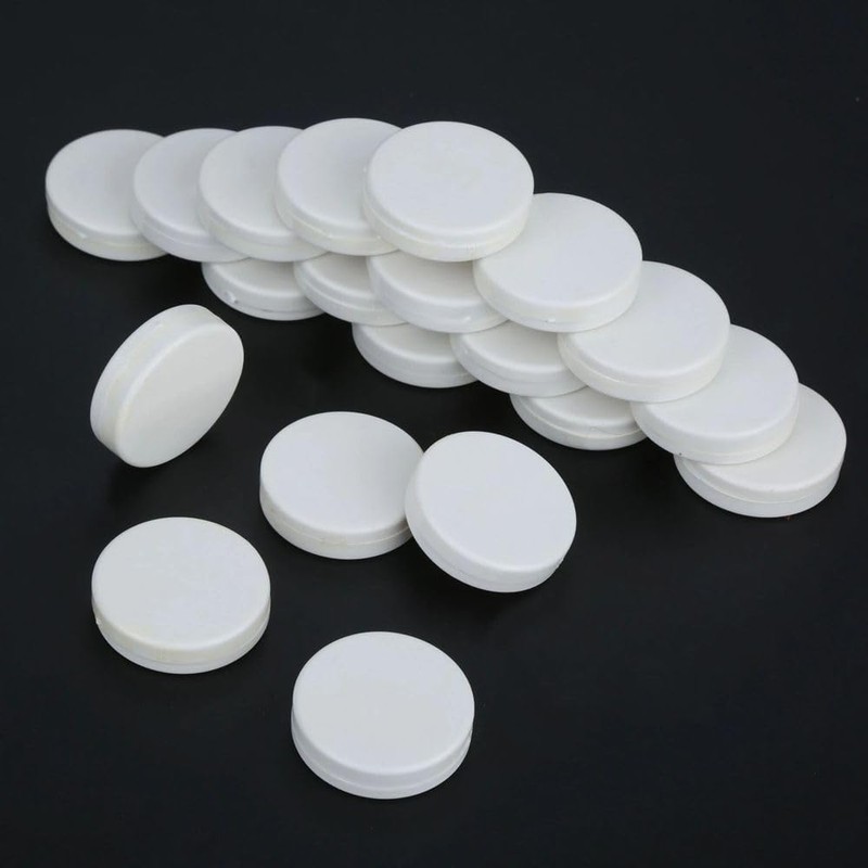 20 Pcs White Rattle Box Noise Maker Insert Squeaker Plastic