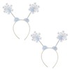 Beistle S20721AZ2 Snowflake boppers White/Light Blue