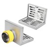 Corner Floor Drain L Shape Stainless Steel Wear Resistant Durable