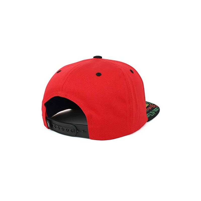 Trendy Apparel Shop Rasta Marihuana Leaf Weed 3D bordado plano
