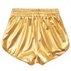 Mirawise Women's Metallic Shorts Summer Yoga Hot Shiny Sparkly Outfit