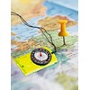 Gejoy 6 Pieces Navigation Backpacking Compass Orienteering Hiking Compass Map