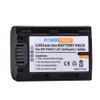 PowerTrust 2-Pack NP-FH50 Battery + USB Dual Charger for Sony