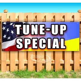 Tune-Up Special Banner 13 oz | Non-Fabric | Heavy-Duty Vinyl Single-Sided With Metal Grommets