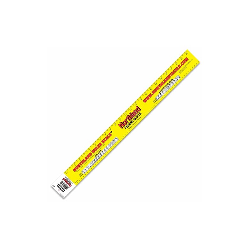 NORTHLAND TACKLE Team Northland Ruler Scale / 24" / Yellow