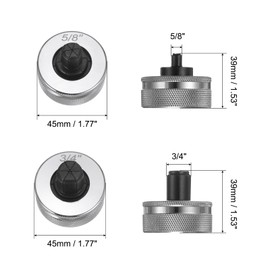 uxcell Swage Expander Head 5/8", 3/4" Hydraulic Tube Pipe Expander Swaging Head for HVAC/R Tube Expanding Tool Tube Cutters