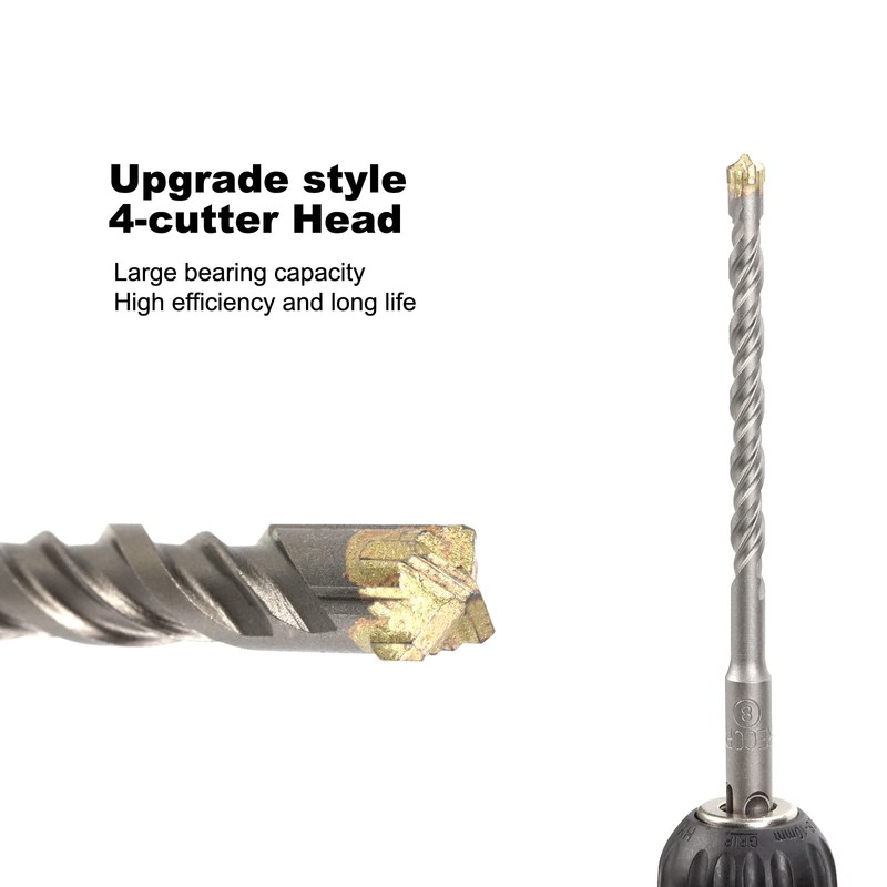 SDS Drill Bit Set, Firecore SDS Plus Concrete Drill Set