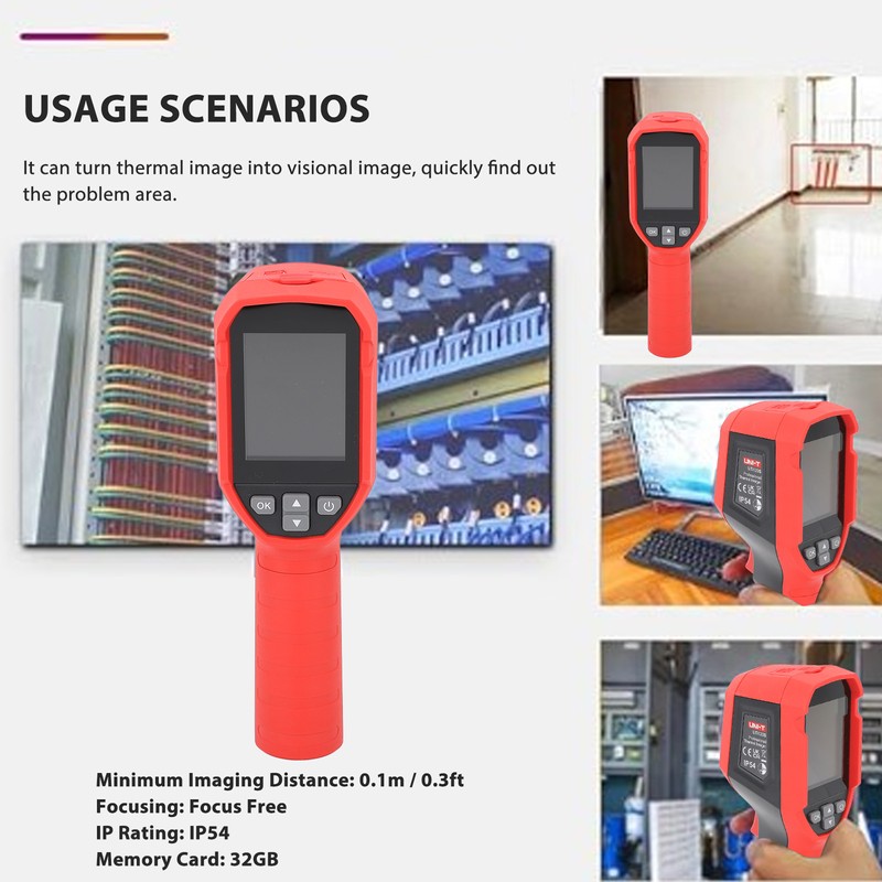 Thermal Imaging Device Focus Free 2600mAh 0.1m IP54 Protection Infrared