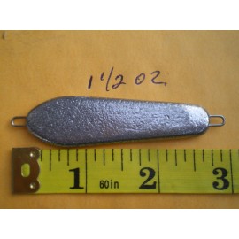 HOME MADE 50 PCS. SMOOTH CASTING SPOON LURE BAIT, FISHING JIG 1-1/2 OZ. UNPAINTED/NO HOOKS