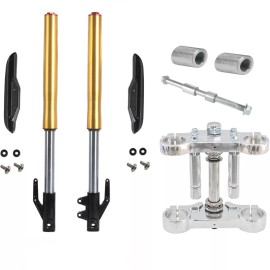 Unbranded 12mm 630mm Front Fork Triple Tree for Apollo Dirt Bike Razor MX650 CRF 50CC 70cc