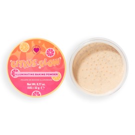 I Heart Revolution Citrus Glow Illuminating Baking Powder, Face Makeup Powder, Infused with Vitamin C, Vegan & Cruelty-Free, 22g
