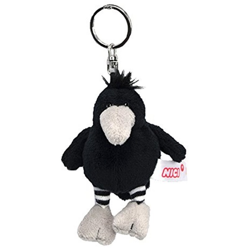 NICI Crow Silvio Key Ring, 3.9 inches (10 cm)