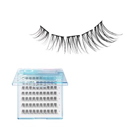 Broadway Lash Clusters, 9-16mm 70 pcs Assorted Natural Wispy False Eyelashes, Customizable DIY Individual Lash Extensions for Beginners, Lightweight & Comfortable Wide Band, Great for Everyday Glam
