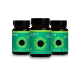 ELEMATE | Kit 3 Gut It- Suplemento 100% Natural | A base de Probióticos, Prebióticos, Enzimas Digestivas, Citrato de Magnesio | 60 Cápsulas Veganas | Apoyo Digestivo