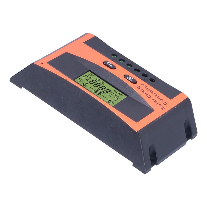 Solar Charge Controller LCD Circuit Protection Anti Backfill PWM Charge