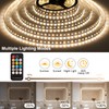 PIZHLO LED Strip Lights, Upgraded 16.4ft Dimmable 2700K-6500K LED Light