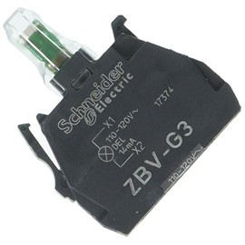 SCHNEIDER ELECTRIC Push Button Light module 22Mm 110-120-Vac x B4 ZBVG3 Push Button Light module 22Mm 110-120Vac Xb4