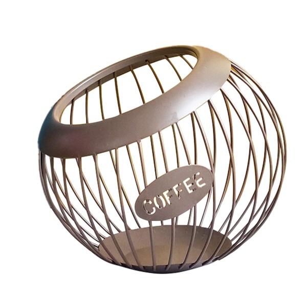 FAMKIT Coffee Pod Holder Large Capacity Hollow Espresso Capsule Organizer