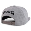 Trendy Apparel Shop El Jefe Embroidered 100% Cotton Flatbill Snapback