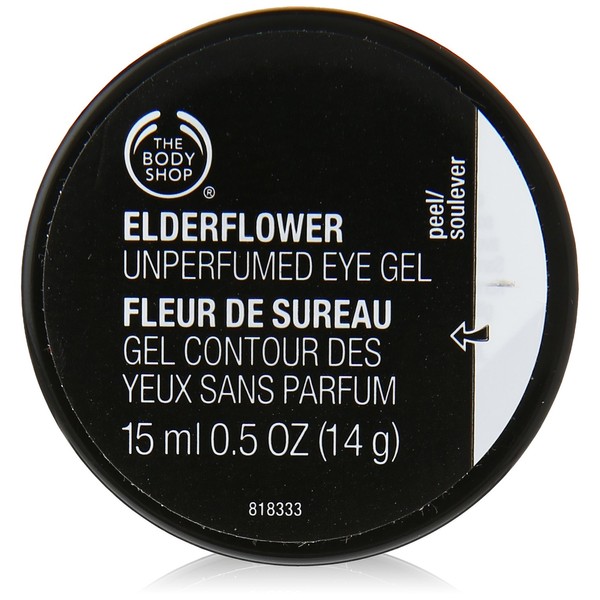 The Body Shop Elderflower Cooling Eye Gel, 0.5 Fl Oz