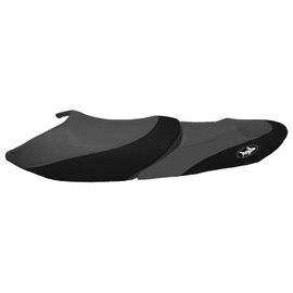 BlackTip Jetsports Seat Cover Compatible with Yamaha WaveRunner 2001-2005 XLT 1200/2002-2004 XLT 800 (Dark Gray/Black)