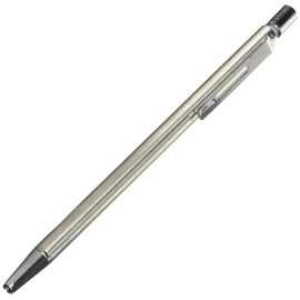 Pilot Birdy Stainless Steel Body Mini Ballpoint Pen, 0.7 mm, Black Ink (BS-40S-S)