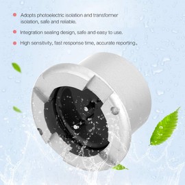 Water Leak Alarm Detector, DC 12V Water Leak Alarm Flooding Sensor Alert, Water Immersion Detector with Isolation Layer/High Sensitivity